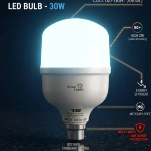 30 w led bulb with gamma dob & 4kv surge protection
